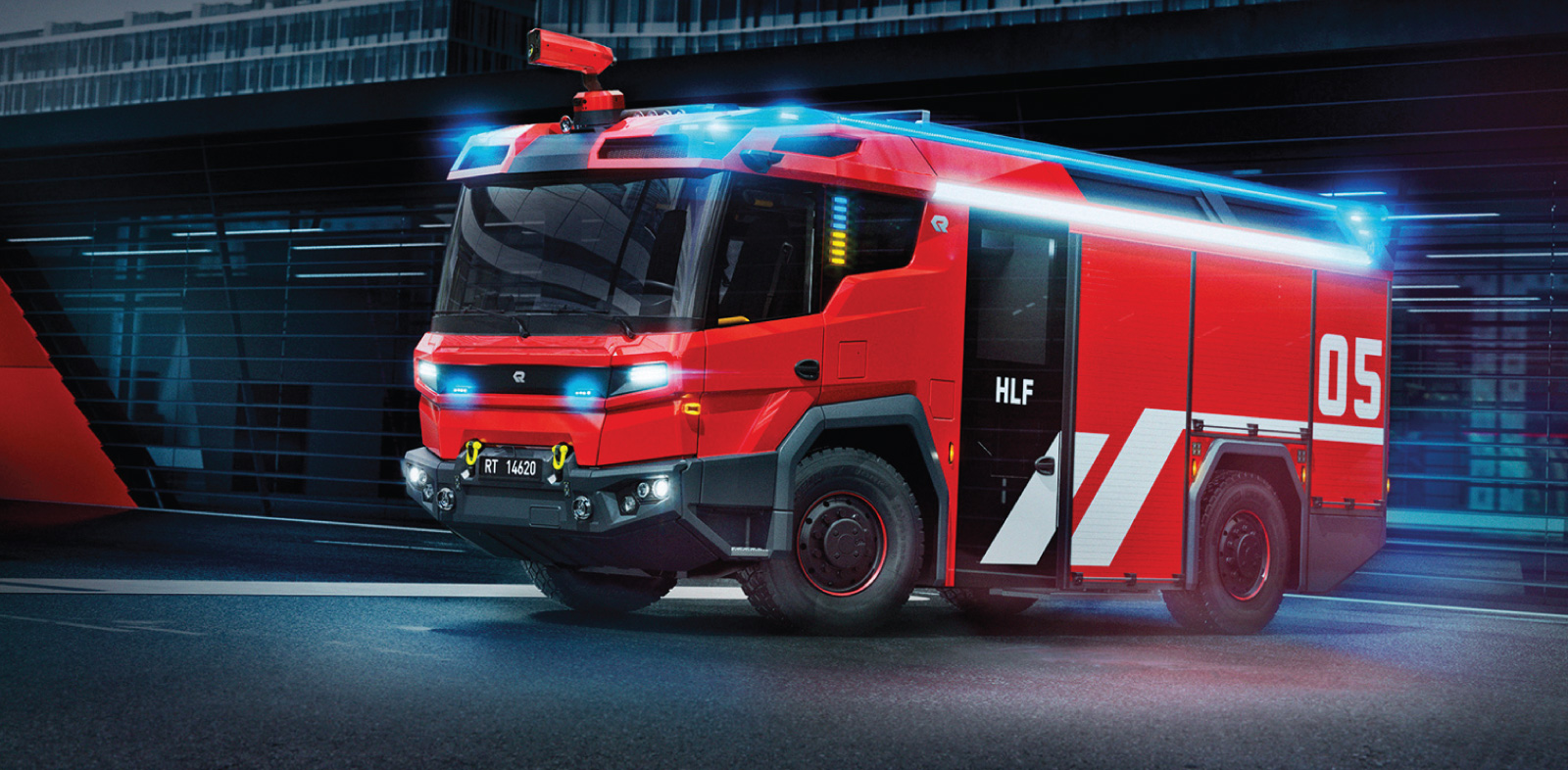 Rosenbauer RTX Electric Fire Truck