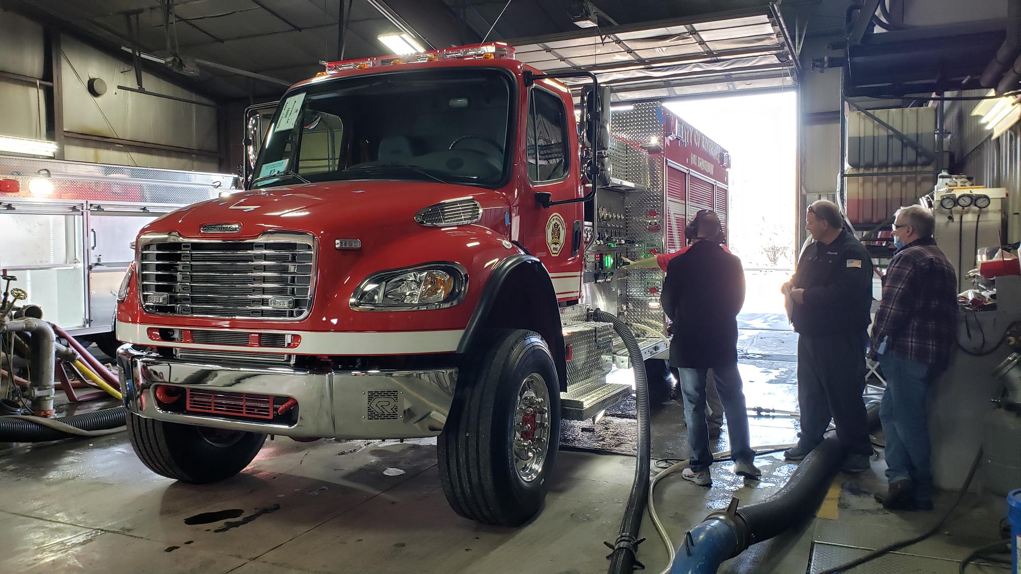 Riverside California Fire Truck Foam Tender