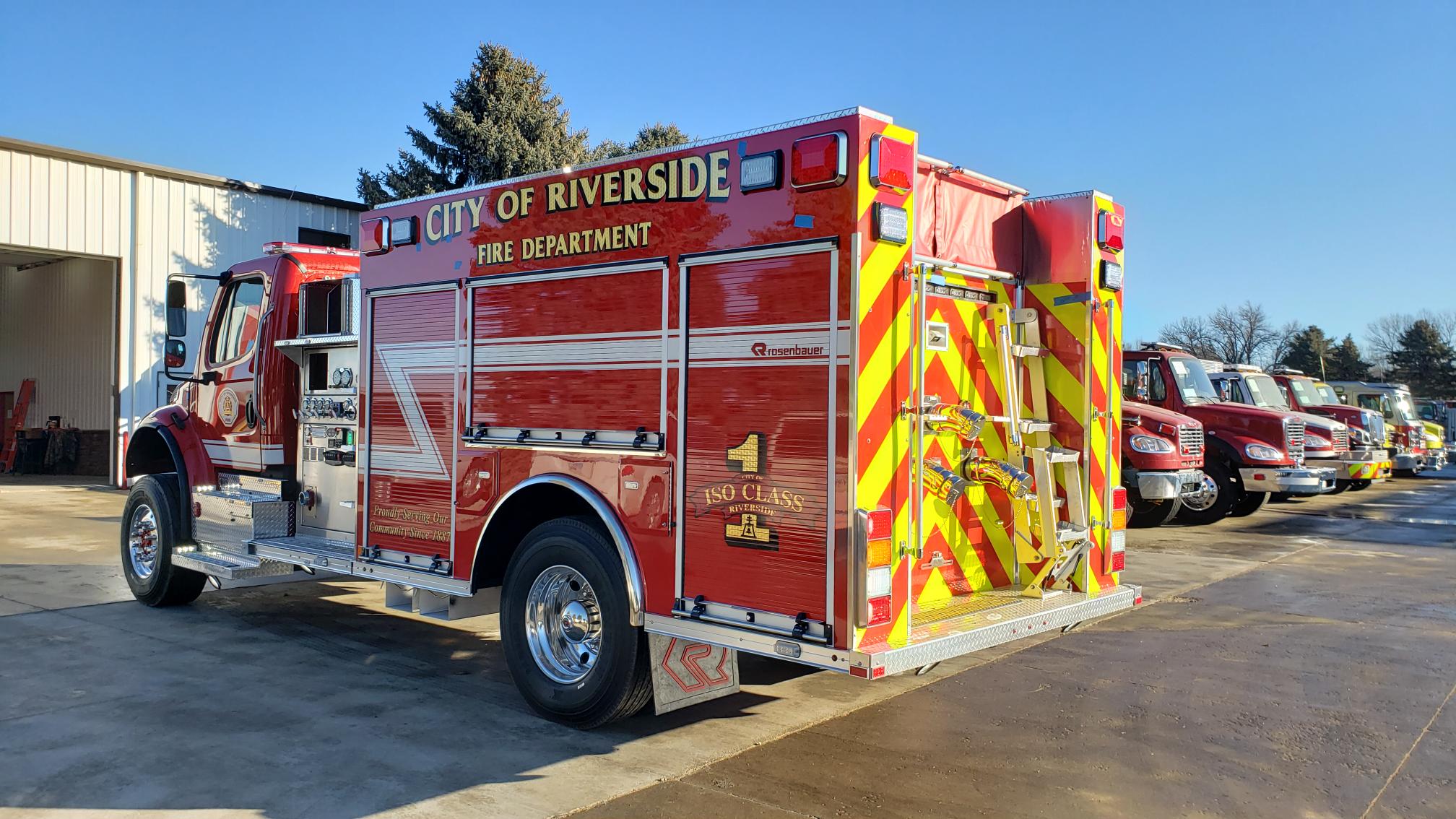 Riverside California Fire Truck Foam Tender